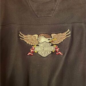 Harley-Davidson Black Pullover with Eagle Emblem